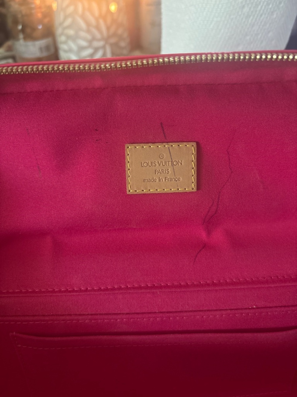Louis Vuitton authentic hot pink purse - Picture 2 of 3